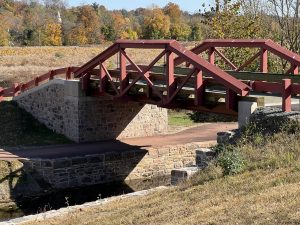 New canal bridge at Buckstone Farm